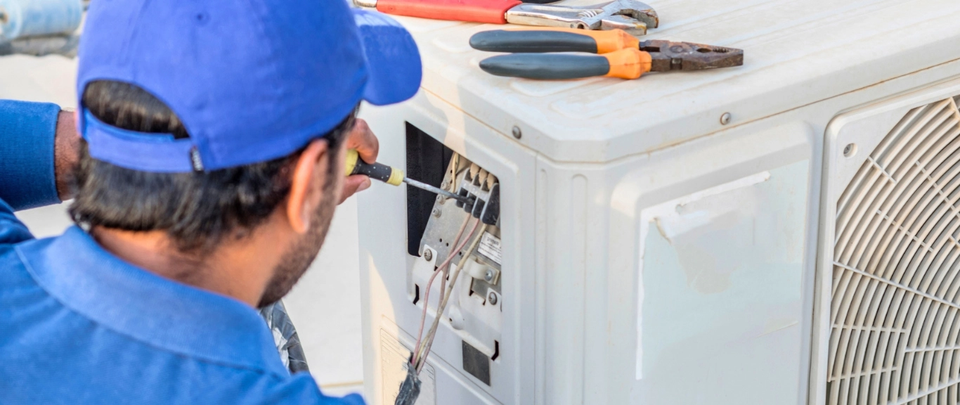 Air conditioning unit repair
