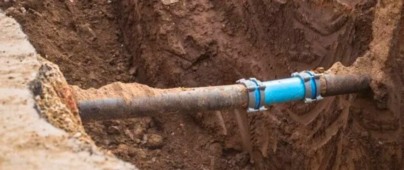 Repiping main water line