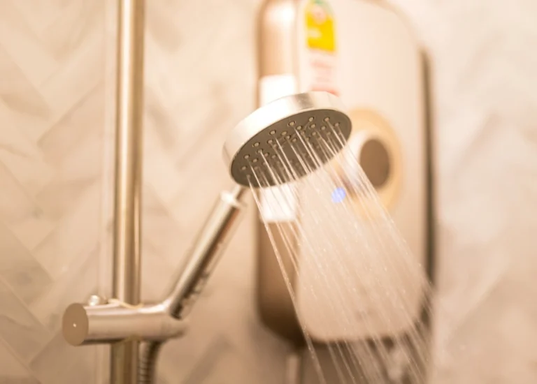 water heater shower